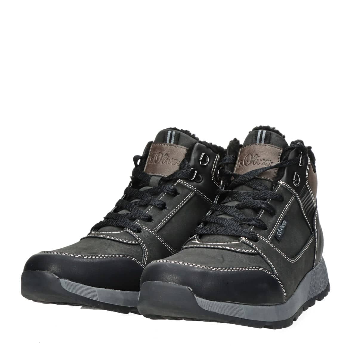 winter ankle men´s black - boots zippered s.Oliver