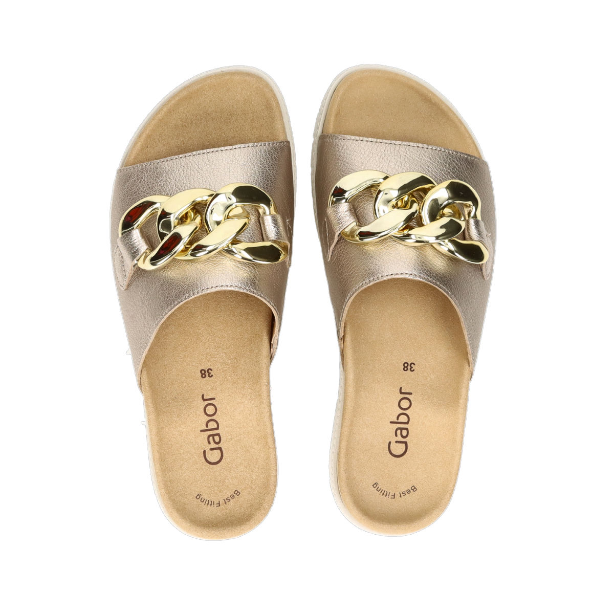 gå i stå Cusco Ødelæggelse Gabor women's stylish slippers - gold | Robel.shoes