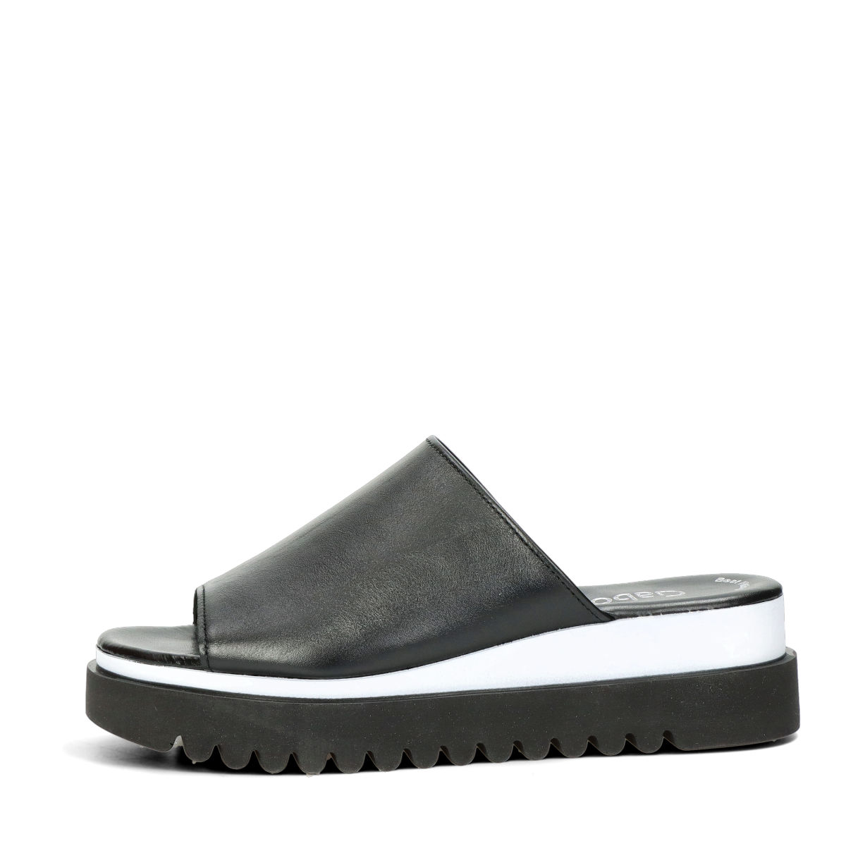 afkom efterligne hjemmelevering Gabor women's leather slippers - black | Robel.shoes