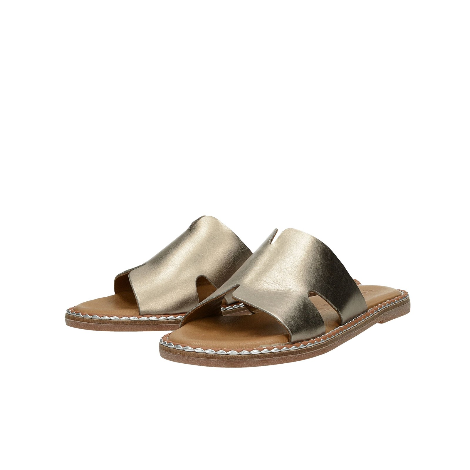 Geschiktheid Verdienen bundel Tamaris women´s leather slippers - silver | Robel.shoes