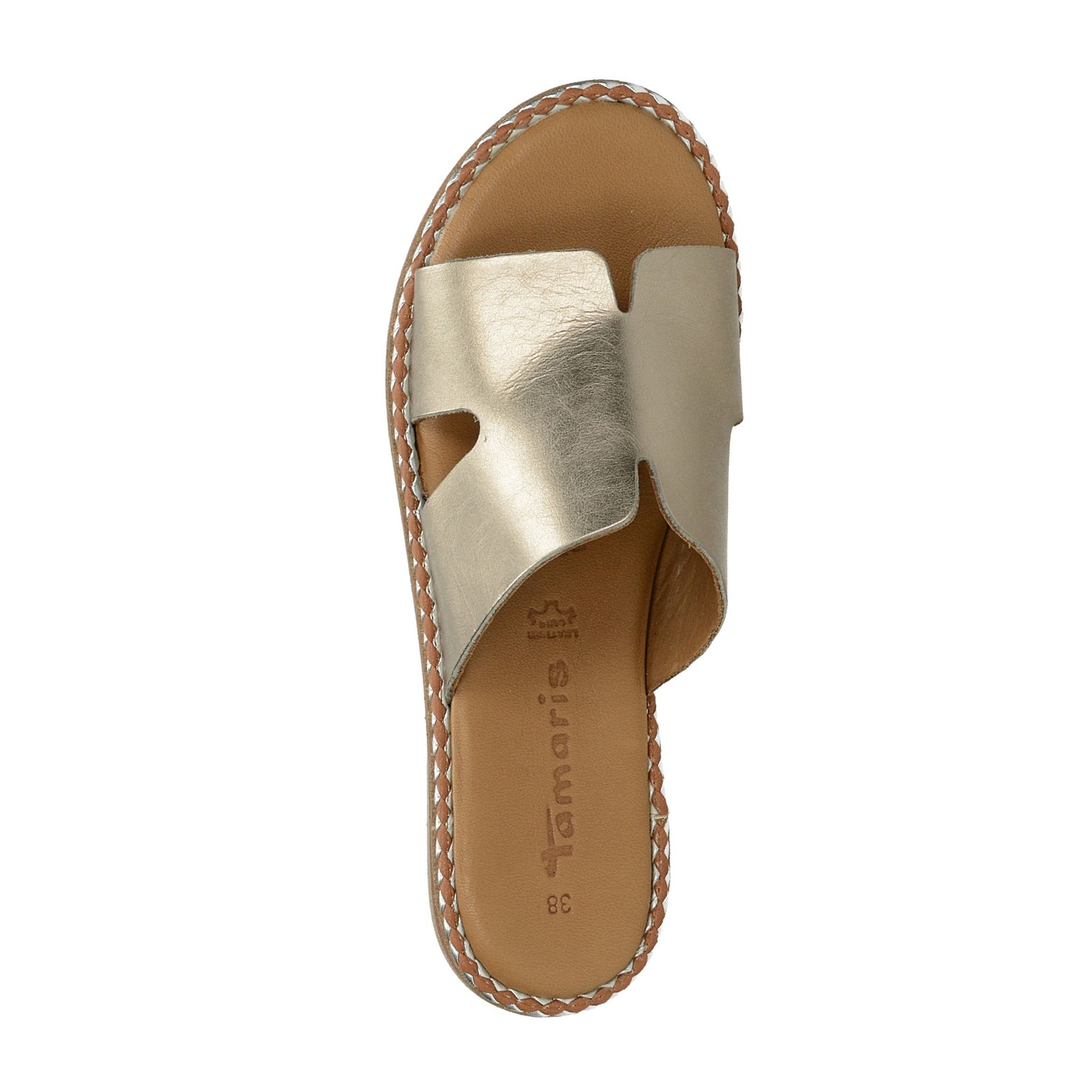 Geschiktheid Verdienen bundel Tamaris women´s leather slippers - silver | Robel.shoes