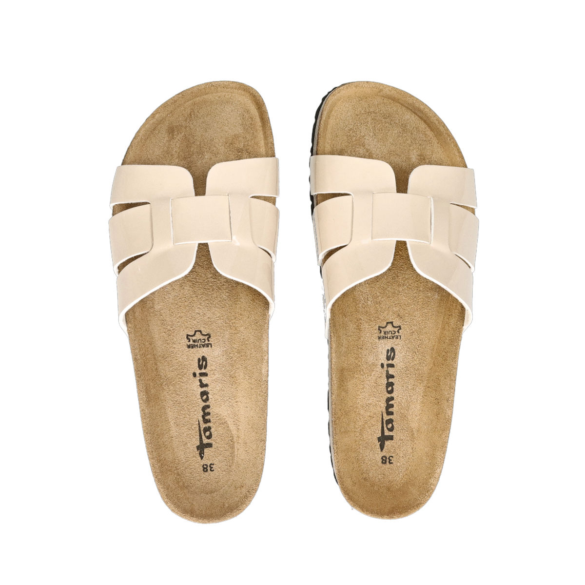 Tamaris comfortable slippers - beige Robel.shoes