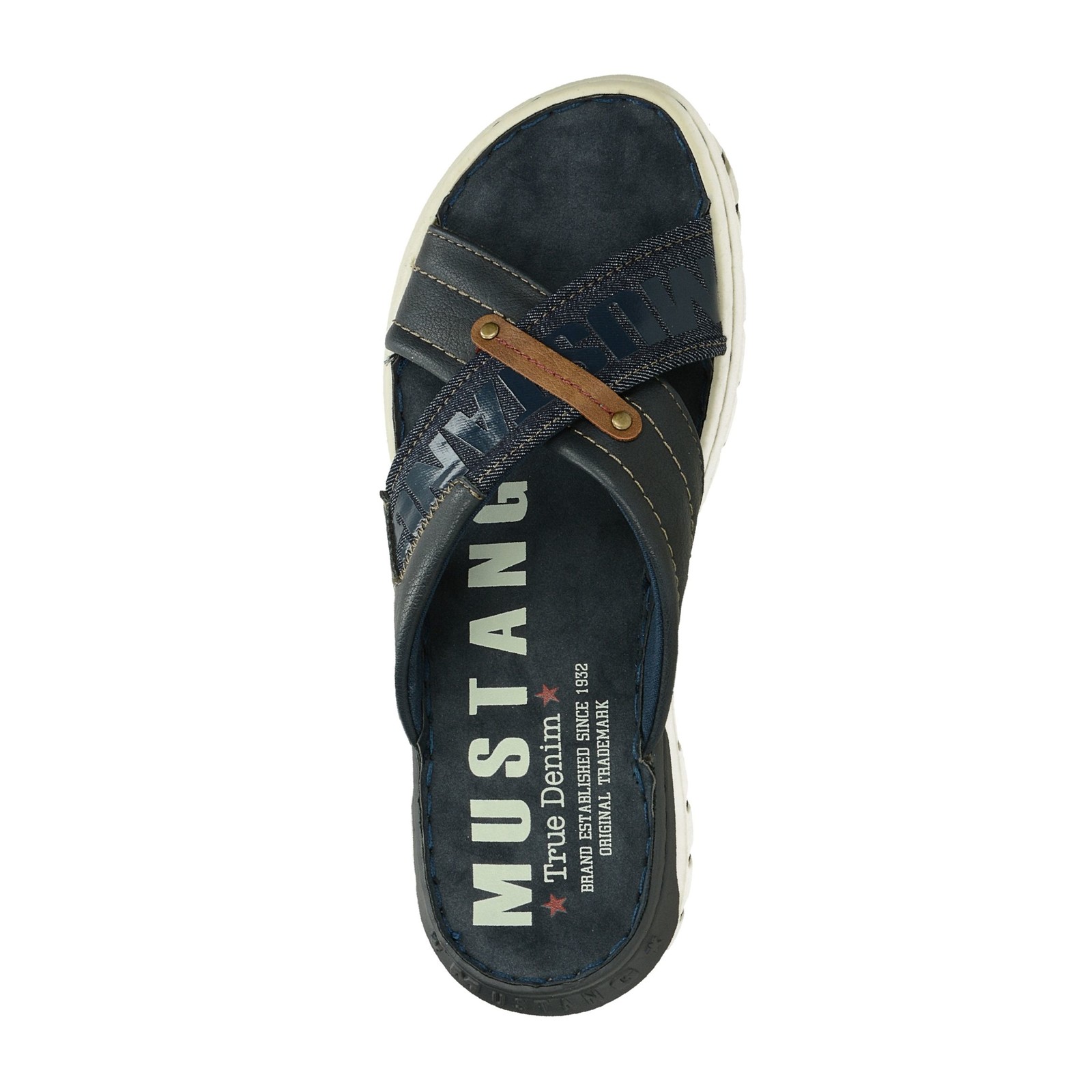 preambule Verminderen Alternatief voorstel Mustang men´s comfortable slippers - dark blue | Robel.shoes