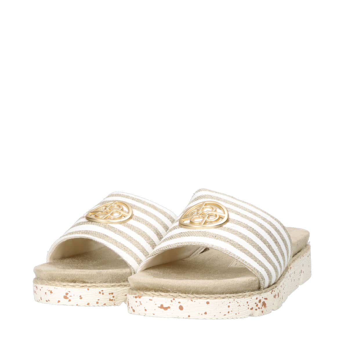 Bugatti women s stylish slippers beige Robel.shoes