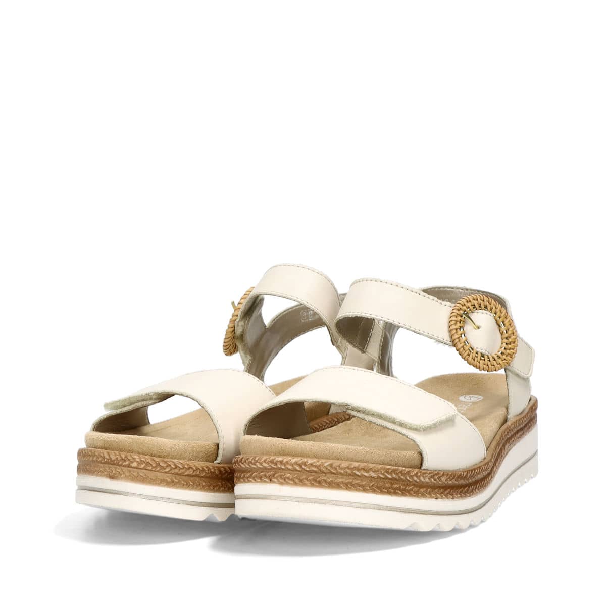 NUDE RUBBER VELCRO DAD SANDAL | LORLIE – Lorlie