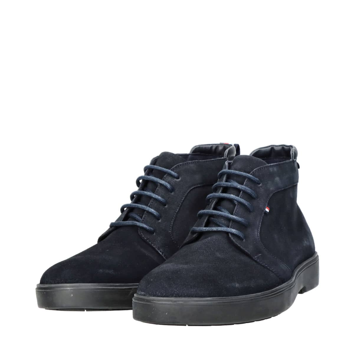 Tommy Hilfiger men's suede ankle shoes - dark blue