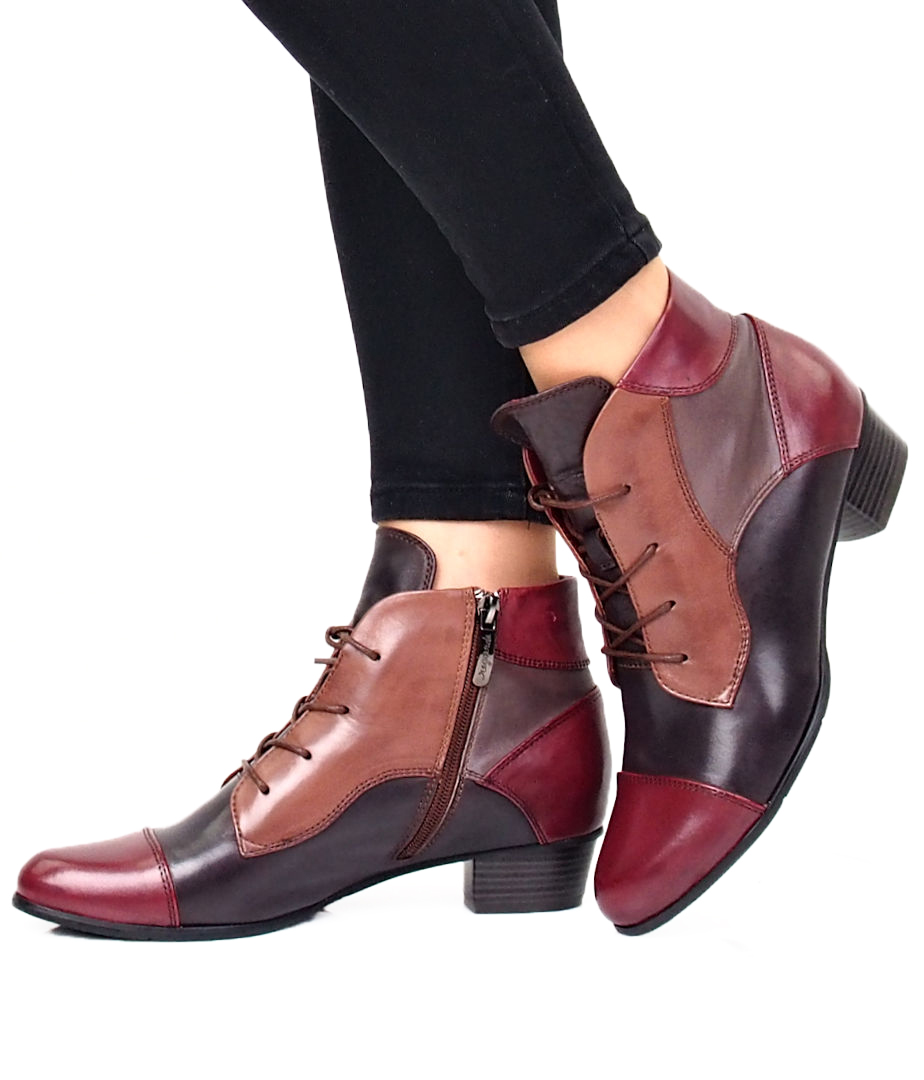 Multi coloured store ankle boots womens