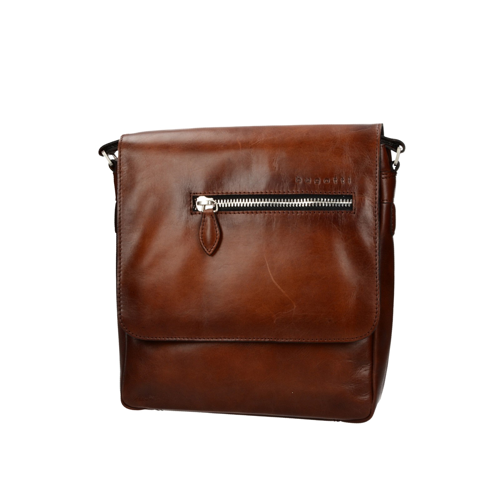 brown - bag men´s leather Bugatti cognac