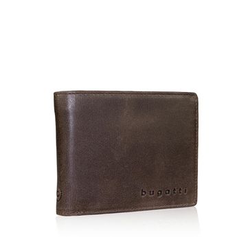 Bugatti men&acute;s leather wallet - brown