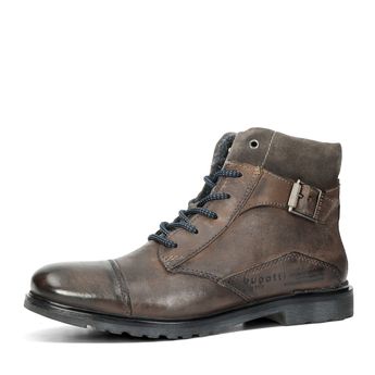 Bugatti men's winter ankle shoes - grey/brown