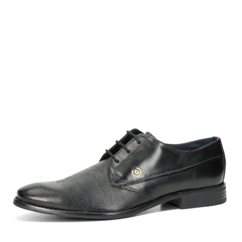 Bugatti men&#039;s leather formal shoes - black