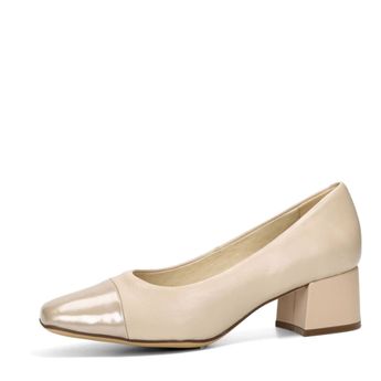 kwaad Zenuw excuus Tamaris women's lacquered pumps - beige | Robel.shoes