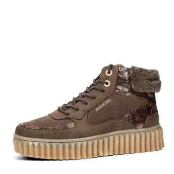 Dockers women´s winter ankle shoes - dark brown