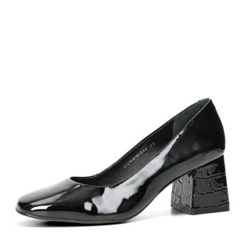 ETIMEĒ women&#039;s lacquered pumps - black