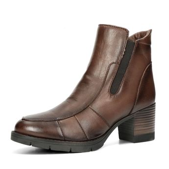Robel women's leather ankle boots - dark brown