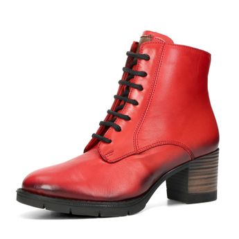 Robel women's leather ankle boots - red