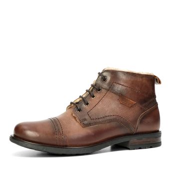 Robel men's winter ankle shoes - brown