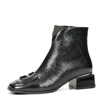 ETIMEĒ women's elegant ankle boots - black