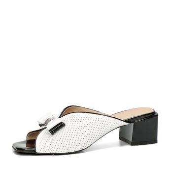 ETIMEĒ  women's elegant slippers - white