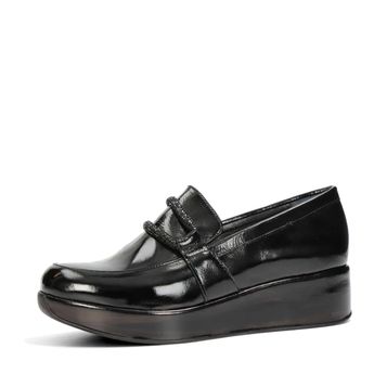 ETIMEĒ women&#039;s leather low shoes - black