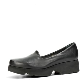 ETIMEĒ women&#039;s leather low shoes - black