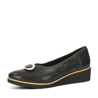 ETIMEĒ women&#039;s leather low shoes - black