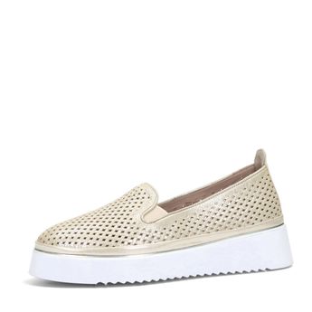 ETIMEĒ women&#039;s leather low shoes - gold