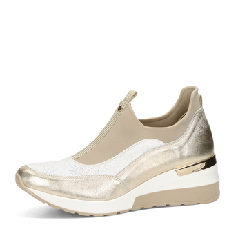 ETIMEĒ women&#039;s leather sneaker - gold