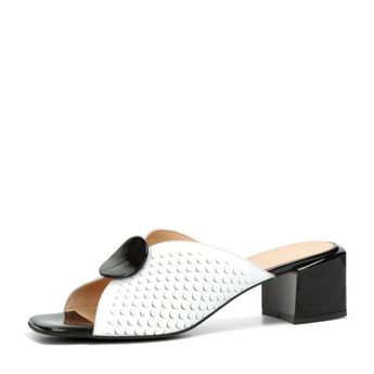 ETIMEĒ women&#039;s fashion slippers - white/black