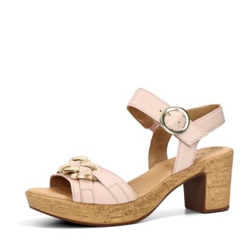 Gabor women&#039;s leather sandals - light pink