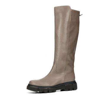 Gabor women's leather zipper boots - grey/brown