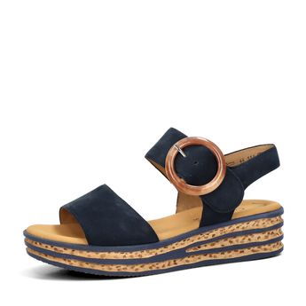 Gabor women&#039;s nubuck sandals - dark blue