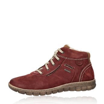 Josef Seibel women&#039;s nubuck ankle shoes - burgundy