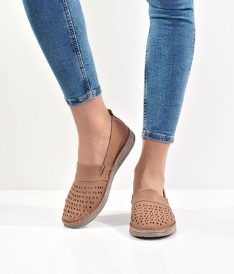 Josef Seibel women&acute;s perforated low shoes - brown