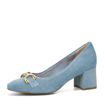 Marco Tozzi women&#039;s fashion pumps - blue