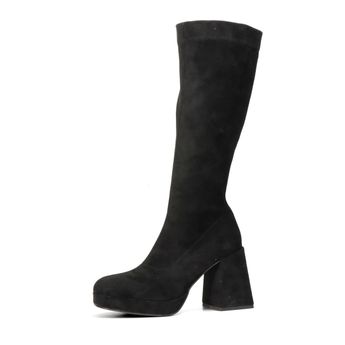 ETIMEĒ women's elegant zipper boots - black