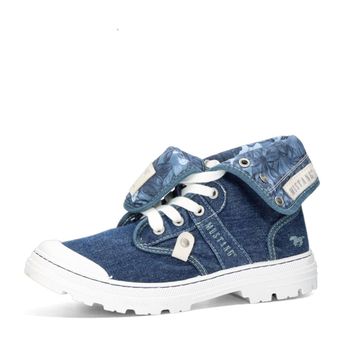 Mustang women&#039;s stylish ankle sneaker - blue