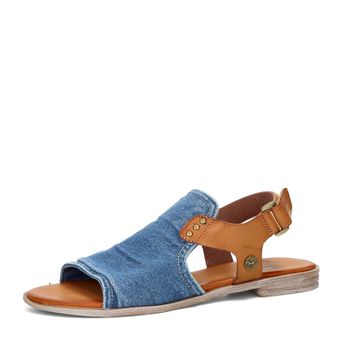 Mustang women&#039;s denim sandals - blue