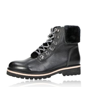 Regarde le ciel women´s winter ankle boots with fur - black