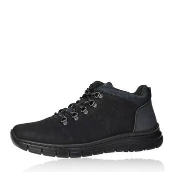 Rieker men´s comfortable ankle shoes - black
