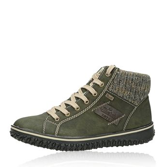 Rieker women´s warm lined ankle shoes - green