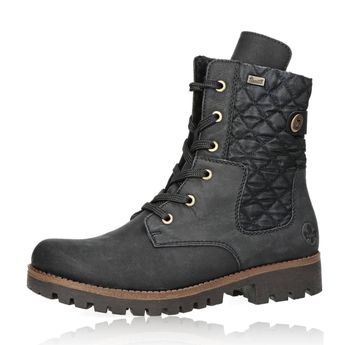 Rieker women´s zippered winter ankle boots - black