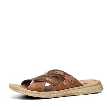 Rieker men&#039;s comfortable slippers - brown