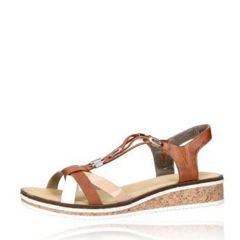 Rieker women&acute;s stylish sandals - brown