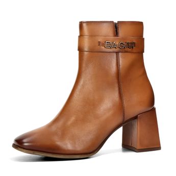 BAGATT women's fashionable ankle boots - cognac brown