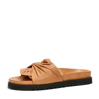 Robel women&#039;s leather slippers - brown