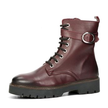 Robel women's classic leather ankle boots - burgundy