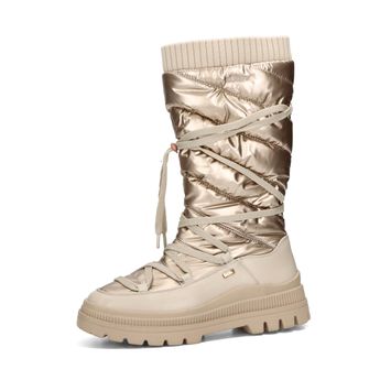 s.Oliver women's stylish snow boots - bronze
