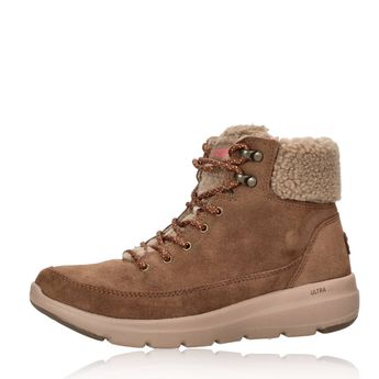 Skechers women´s zippered winter ankle boots - brown
