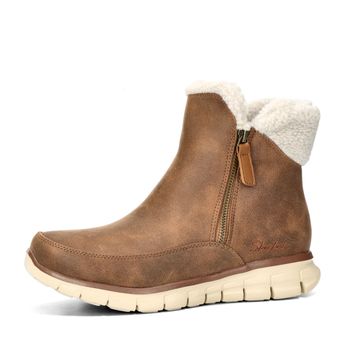Skechers women´s comfortable low boots - brown